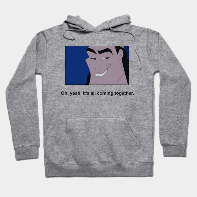 Oh Yeah, It's All Coming Together Meme Hoodie by Barnyardy